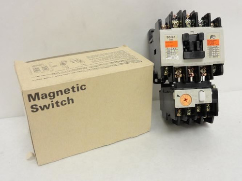 Fuji SW-5-1/2E; Starter 2.8-4.2A 3P 600V Coil: 110-120VAC