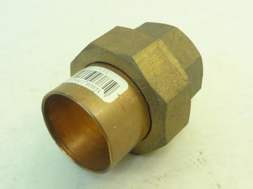 Nibco C733-11/2; Cast Bronze w/Copper Adapter 1-1/2" Tube Size