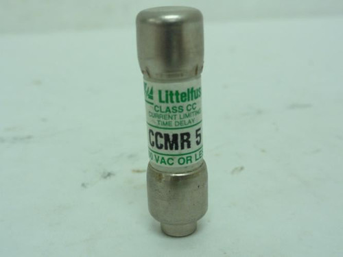 Littelfuse CCMR-5; Time Delay Fuse; 5A; 600VAC; Class: CC