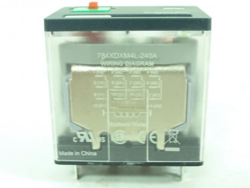 Schneider 784XDXM4L-240A; General Purpose Relay; Coil: 240VAC