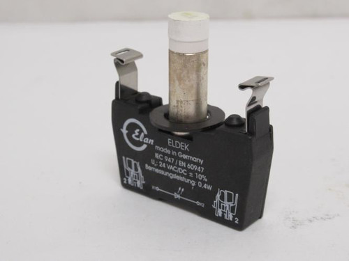 Schmersal ELDEKWS24; Contact Block W/Light; 24/28 VAC/DC