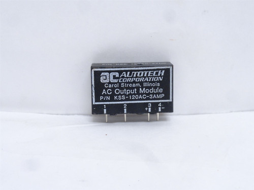 Autotech KSS-120AC-3AMP; Output Module; 3A; 120VAC; 4-Pin
