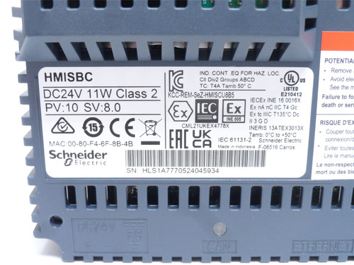 Schneider HMISBC; Rear Module Controller; 24VDC Resistive