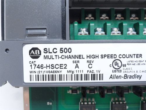Allen-Bradley 1746-HSCE2; Counter Module; Bent Pins On Board