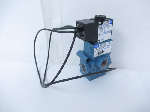 MAC 55B-22-PE-1111CA; Solenoid Valve 3/8" NPTF Coil 120VAC
