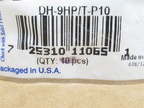 Pan Pacific DH-9HP/T-P10; Lot-17; Crimp Housing; 9-Pin; Male