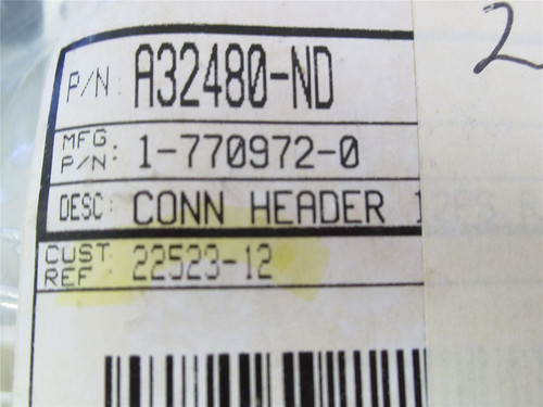 TE Connectivity 1-770972-0; Lot-10 Conn Header; 12-Position