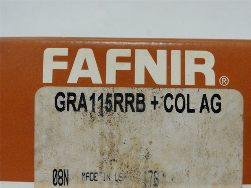 Fafnir GRA115RRB; Ball Insert Bearing; 1.9375" ID; 90mm OD