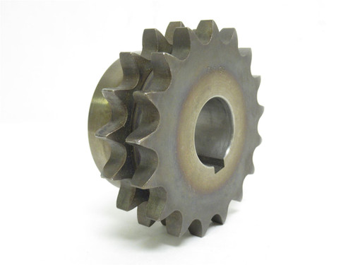 MFG- D50B17H; Double Chain Sprocket #50; 17 Teeth; 1.169"ID