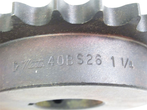 Martin 40BS26-1-1/4; Bored To Size Sprocket; #40; 26 Teeth