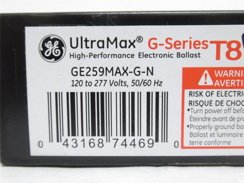 GE Lighting GE-259-MV-N; Electronic Ballast 120-277VAC