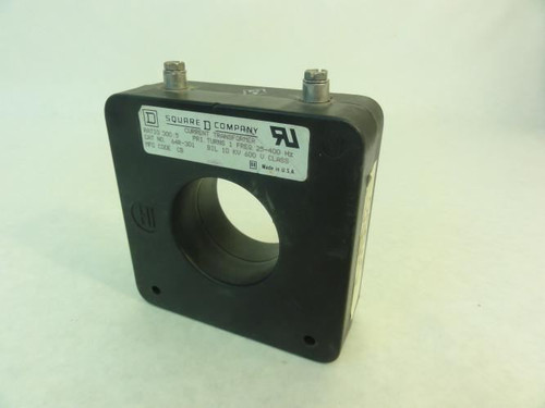 Square D 64R-301; Current Transformer; 300:5 Ratio; 600V