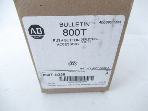 Allen-Bradley 800TN339; Pushbutton Accessory Guard;Ramp;30mm