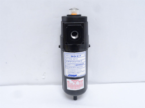 Exair 9027; Oil Removal Filter 1/4NPT; 250PSIG; W/Sight Glass