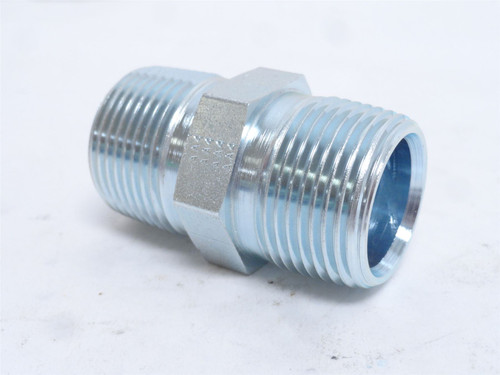 Brennan 5404-16-16; Steel Straight Adaptor; 1NPT x 1NPT