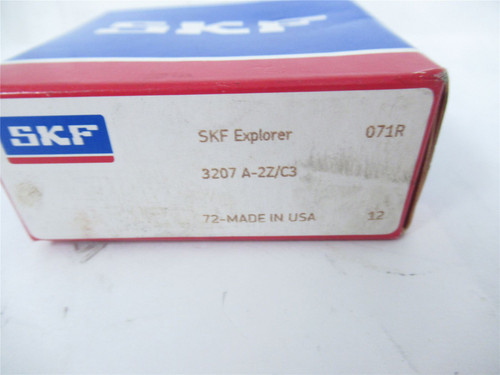 SKF 3207 A2Z/C3; Bearing 35 mm Bore 72 mm OD 27 mm Width