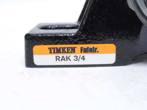 Timken RAK 3/4; Pillow Block Bearing; 3/4"ID; 2-Bolt