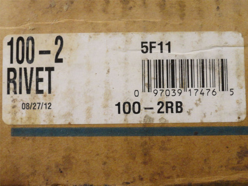 Tsubaki 100-2RB-10; Double Pitch Roller Chain #100; 10ft Long