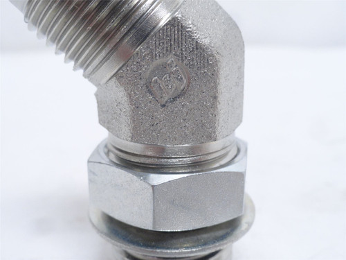 Brennan 6802-10-10-NWO-FG; Elbow; 45Deg; 5/8 BOSS x 5/8 JIC