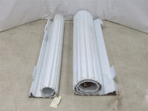 Intralox SER-800-7; Flat Top White Conveyor Belt; 5'W x 7'L