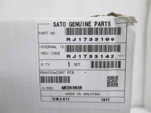 Sato RJ1733109; Main Board M8400SE