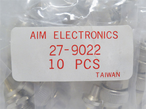 Aim Electronics 27-9022; Lot-10; RF / Coaxial Connectors