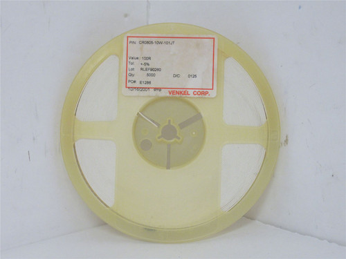 Venkel CR0805-10W-101JT; Lot-5000 Chip Resistor; 100ohm