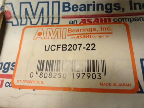 AMI UCFB207-22; Flange Bearing; 1-3/8"ID