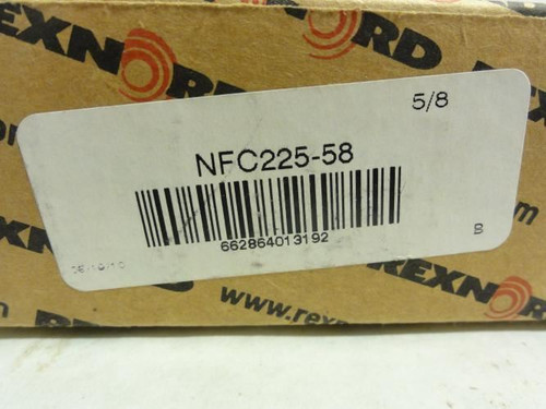 Rexnord NFC225-58; Flange Bearing; 5/8"ID; 2-Bolt