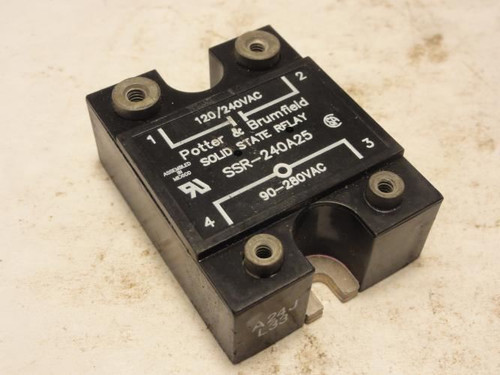 Potter & Brumfield SSR-240A25; Solid-State Relay 120/240VAC 25A