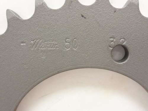 Martin 50A32-3-1/2; Sprocket # 50; Hubless; 32Teeth; Gray