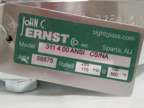 Ernst 311; Sight Glass; Size 4; 9" Flange OD