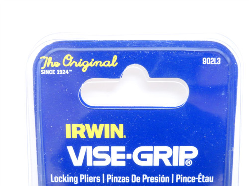 Irwin 902L3; Vice Grips; Alloy Steel; Curved Pliers W/Cutter