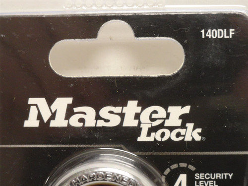 Master 140DLF; Solid Brass Padlock with Key