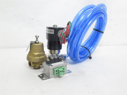 Pacmac 9541-0001G; Gas Flush Valve; 3/8NPT; 24VDC