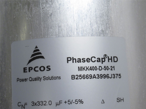 Epcos B25669A3996J375; Film Capacitor 3x332.0uF +5/-5% 400V