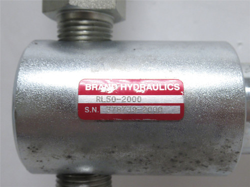 Brand RL50-2000-Assy; In-Line Hydraulic Valve; 1/2NPT