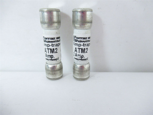 Ferraz Shawmut ATM2; Lot-2 2AMP 600 Vac