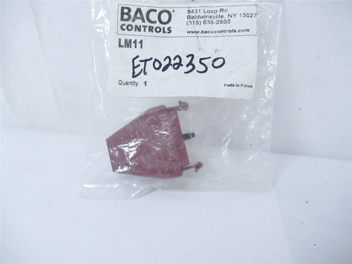 Baco LM11; Contact Block1 NO 1 NC Joystick 22MM Factory Seal