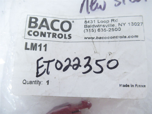 Baco LM11; Contact Block1 NO 1 NC Joystick 22MM Factory Seal