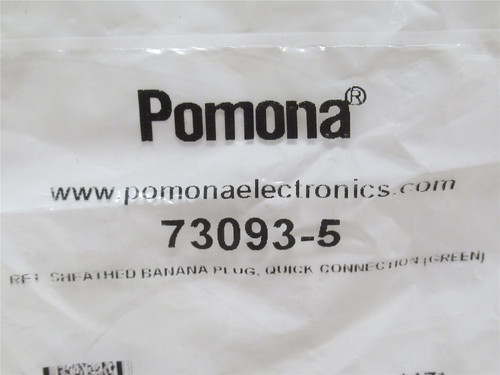 Pomona 73093-5; Green Banana Plug; Stackable Connector