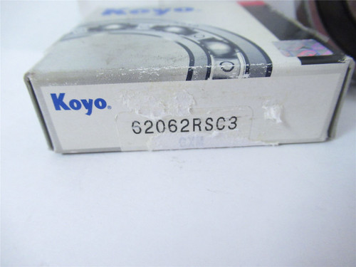Koyo 62062RSC3; Bearing 30 mm ID; 62 mm OD; 16 mm Width