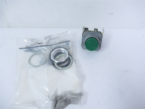 Allen-Bradley 800T-81D1; PushButton Switch Green 1 NO