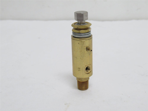Clippard CS-0843; Brass Pneumatic Flow Control Valve; 1/8NPT