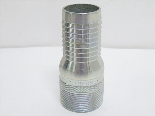 Dixon STC20; Threaded Plated King Nipple; 1-1/2NPT; 1/2" Barb