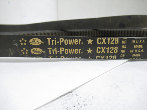 Gates CX128; V-Belt 132" Long; 7/8" Top Width; 17/32" Wide