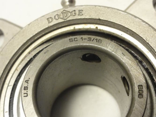 Dodge 127691; Flange Bearing F4B-SCEZ-103-SHCR; 1-3/16"ID