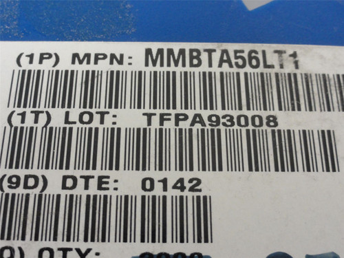 Onsemi MMBTA56LT1; Lot-2600 Driver Transistors; 500mA; 80V