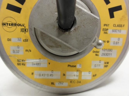 Interroll 60C10; Drum Motor; 0.11Hp 480V Interroll 60C10; Drum Motor; 0.11Hp 480V