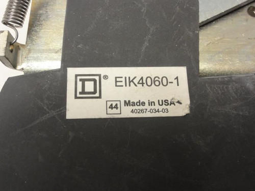 Square D EIK4060-1; Electrical Switch Interlock INCOMPLETE